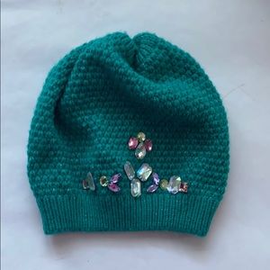 Winter Green gem hat